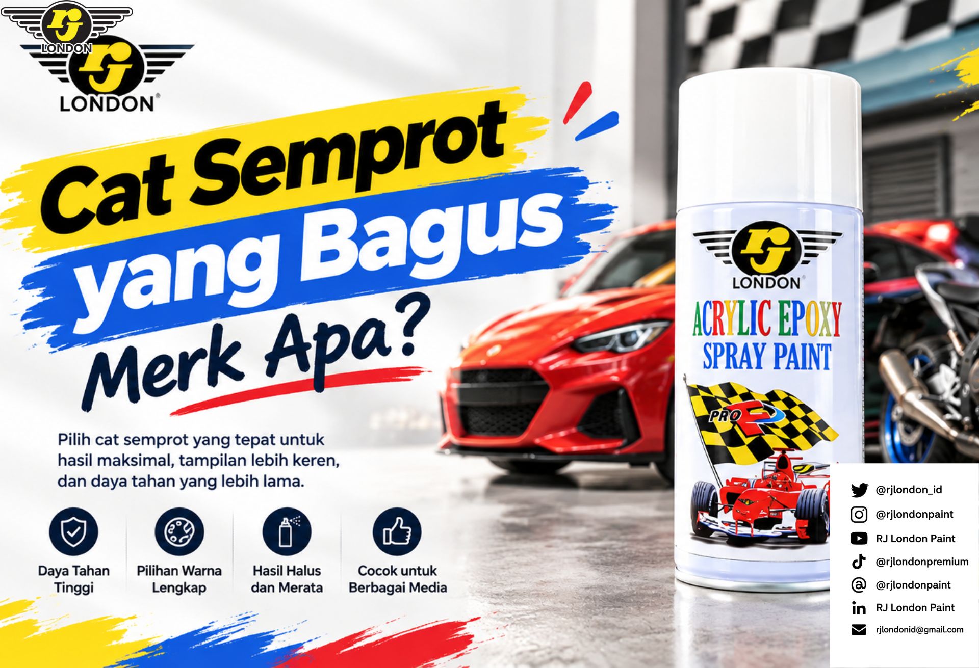 Cat Semprot yang Bagus Merk Apa? Kenali Pilihannya