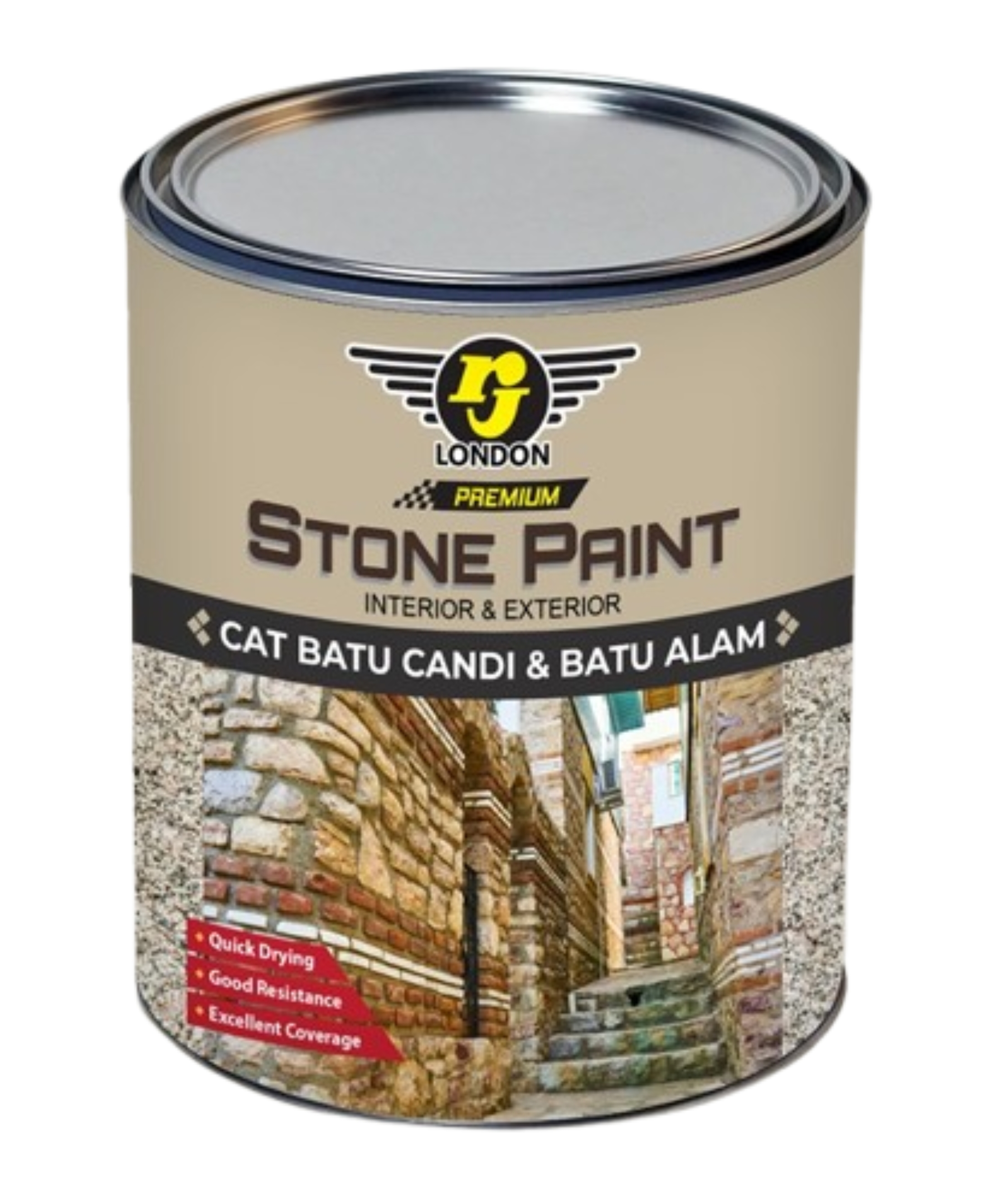 RJ STONE PAINT PELAPIS BATU ALAM